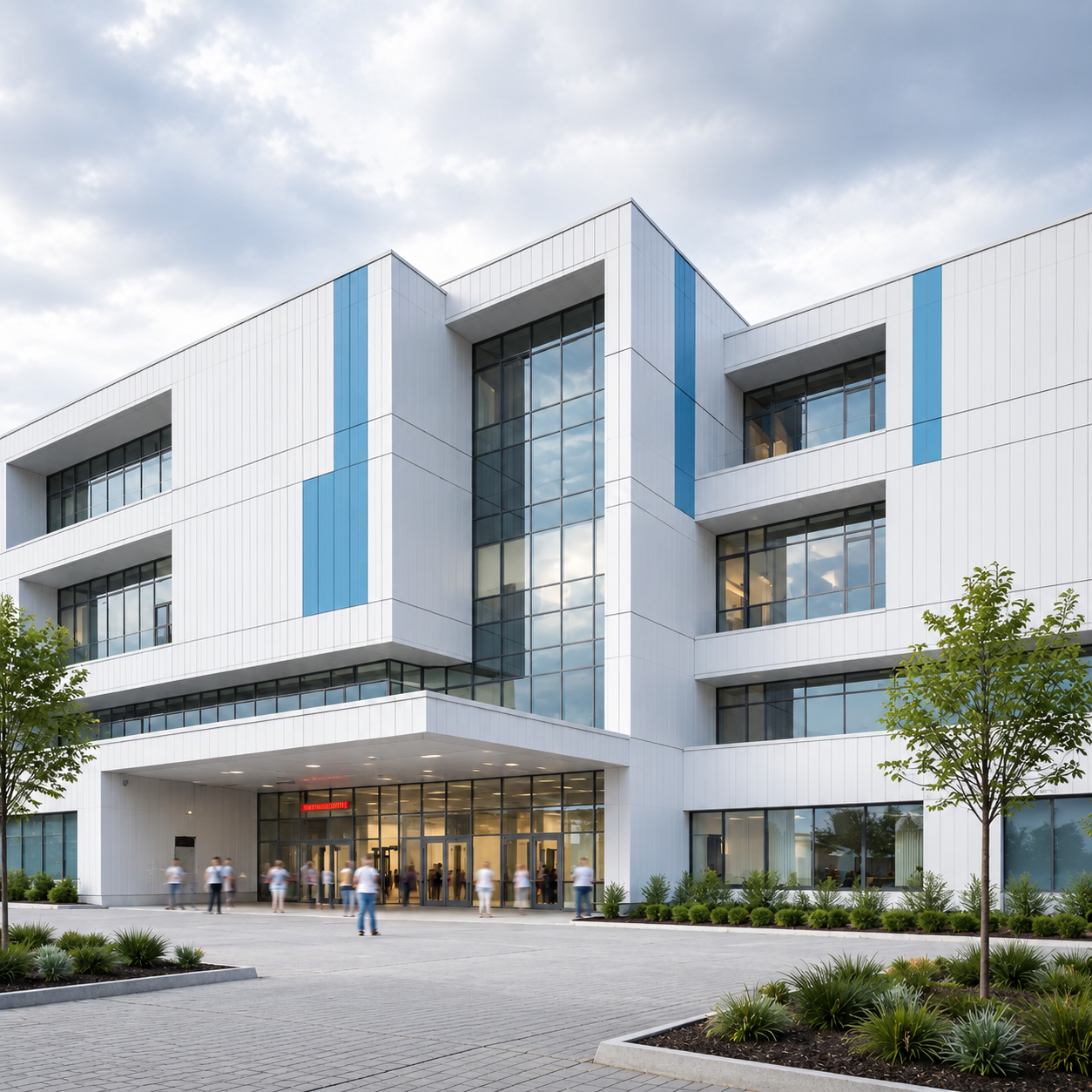 Hospital with COLOR walls