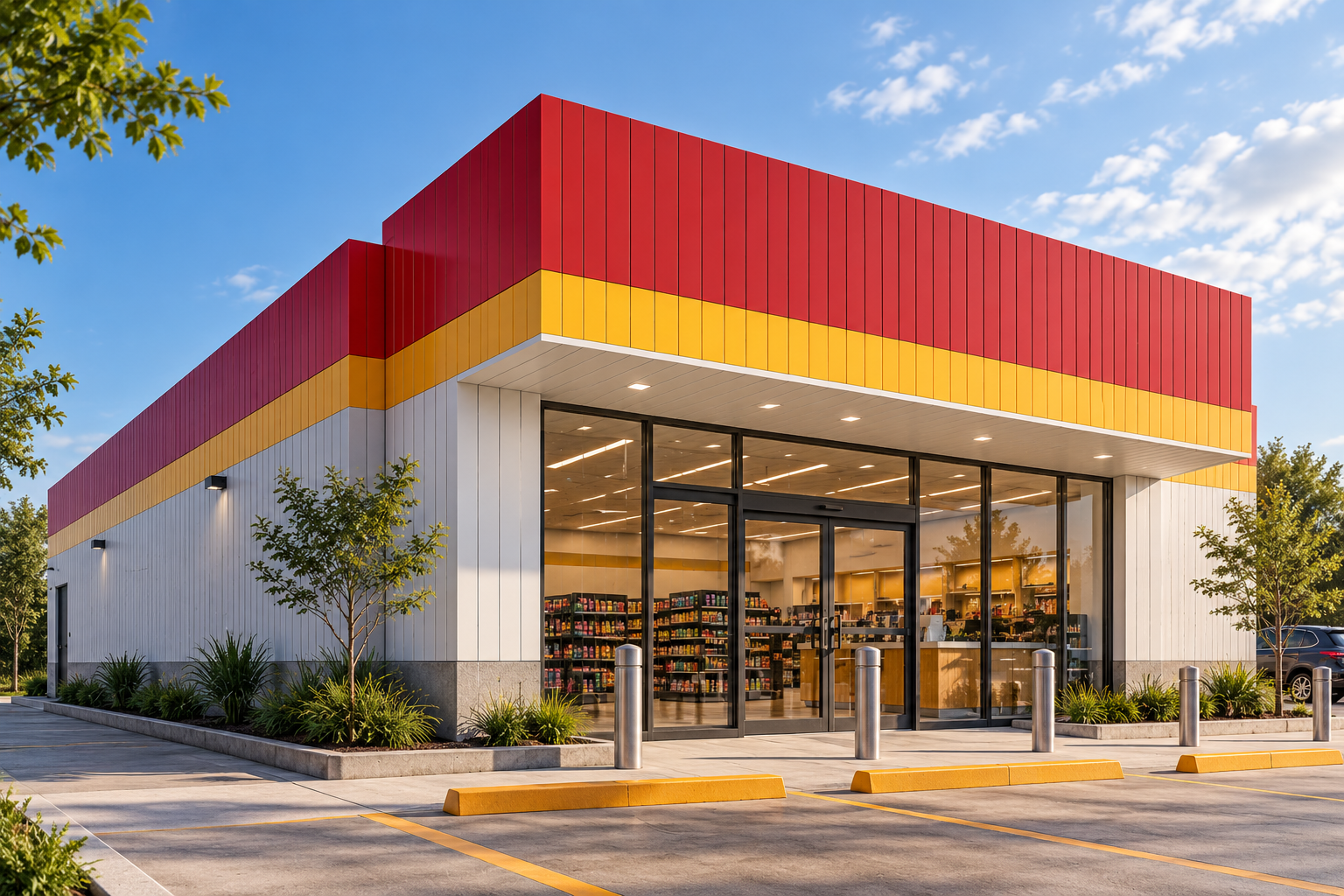 Factory with COLOR walls