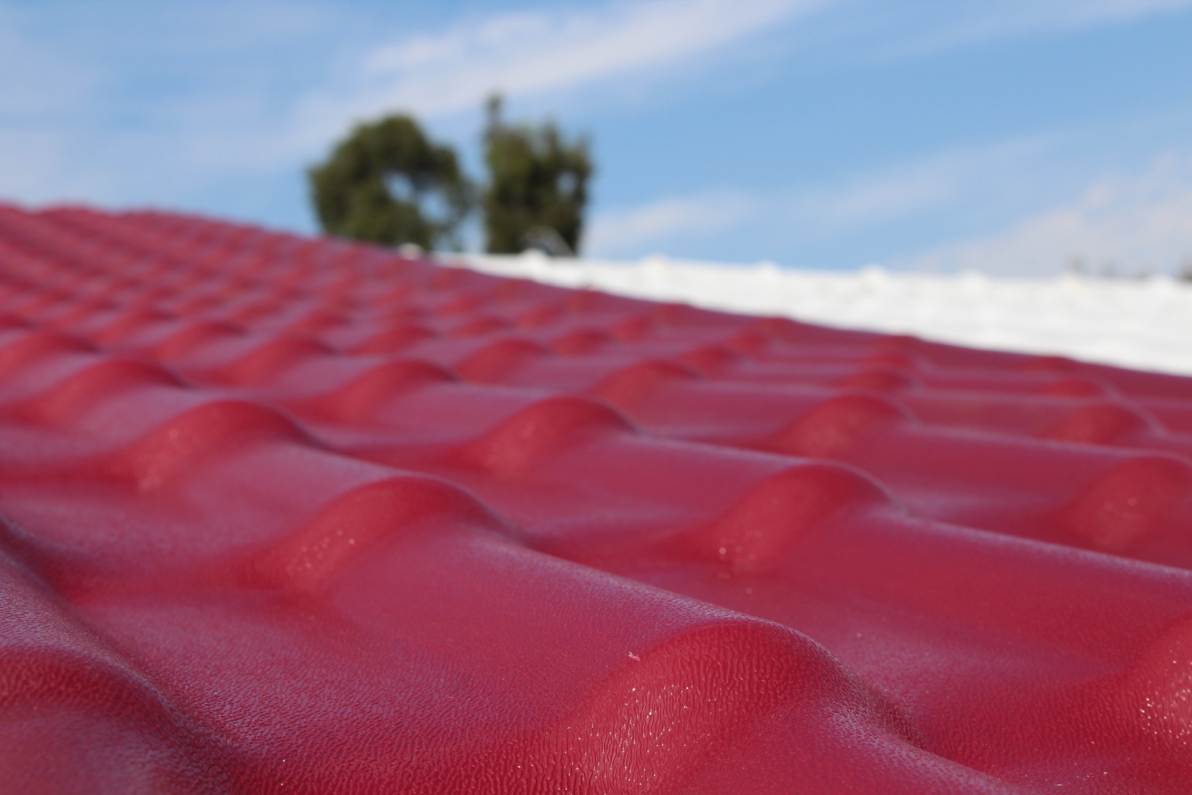 Superteja PVC sheet with a tile-style finish