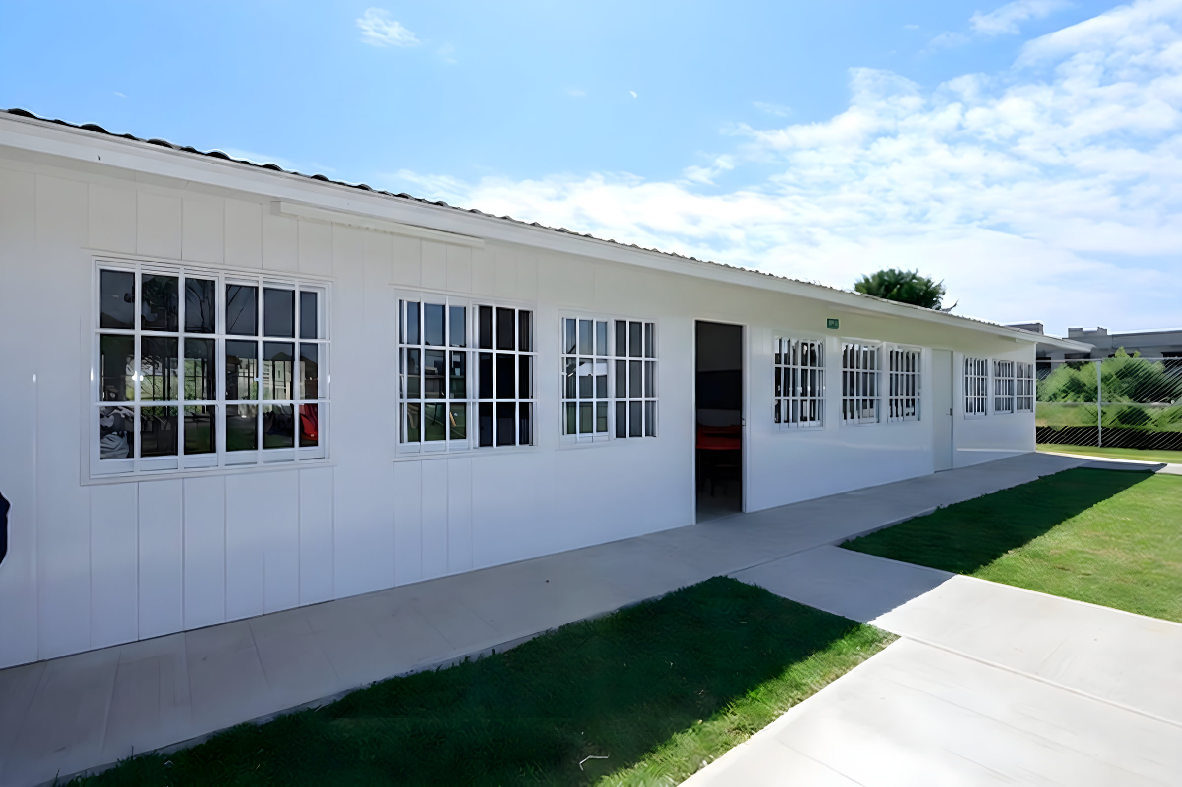 Aulas adosadas modulares